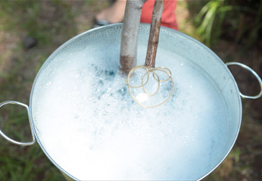 Learn how to make easy bubble wands with Rad Megan's secret family recipe for bubble juice. This crafts for kids project will a great summertime crafts project for you and your children.