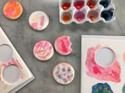 Watercolor Cookies with Wilton: 5/18/17