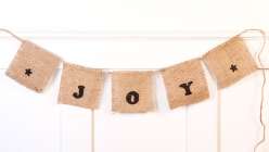 Burlap Bunting