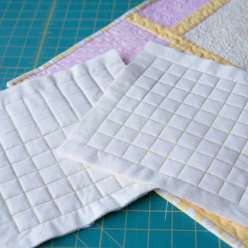 Sue Nickels shows you how to get the best results at home, using straight line stitching with a walking foot. She covers how to secure your starts so your stitching is secure, and how to handle the bulk of a quilt on a home machine. 