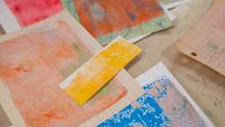 Make Painted Papers for Art Making