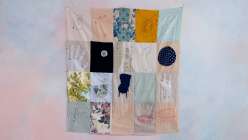 An assembled quilt top made by Heidi Parkes in her Love Letter Quilt Top: A Daily Practice class on Creativebug