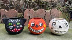 Crafting Together: Vintage-Inspired Halloween Buckets