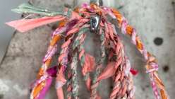 An image of fabric twine made by Melanie Falick 