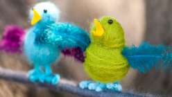 Nicole Blum teaches this child’s crafting project in this online kids craft class. As a great crafts for kids project, children can learn how to create yarn birds with this yarn project.