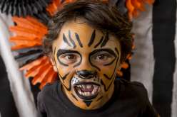 This class will give you Halloween ideas for a classic costume with face paint. Create a tiger, zombie, vampire, and vampire  for face painting and a DIY Halloween costume.