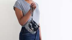 Knit  Crossbody Clutch