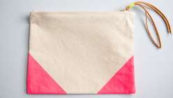 Sew a Canvas Clutch