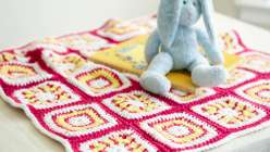 Granny Squares Baby Blanket: Crochet-a-long