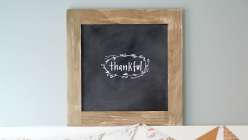 Distressed Wooden Chalkboard Sign