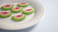 watermelon Wilton cookies