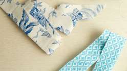 Make pretty binding tape in printed fabric, perfect for binding quilts.