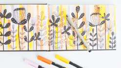 Lisa Congdon teaches you skating through these mixed media and sketching exercises. Lisa guides you to learn the basics of creating backgrounds, drawing, sketching and adding dimension with marker backgrounds.