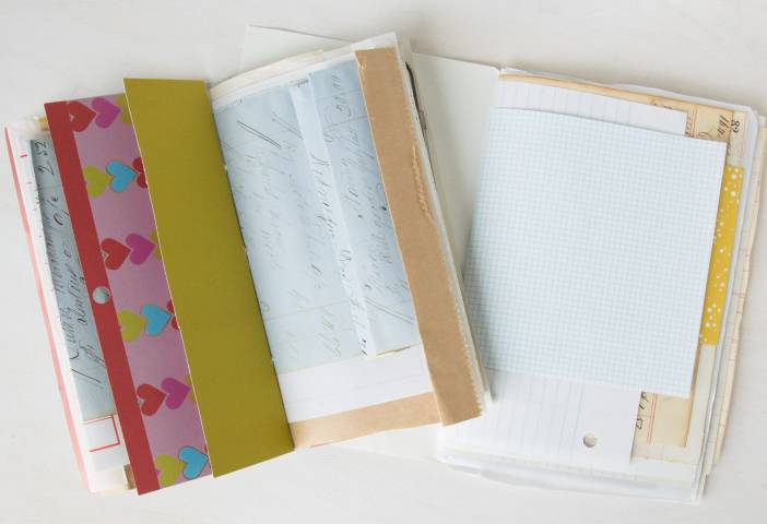 DIY Paper Bag Book with Japanese Binding {Free Download} - TinkerLab