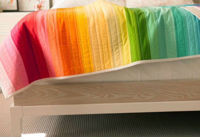 Rainbow Jelly Roll Quilt - Creativebug