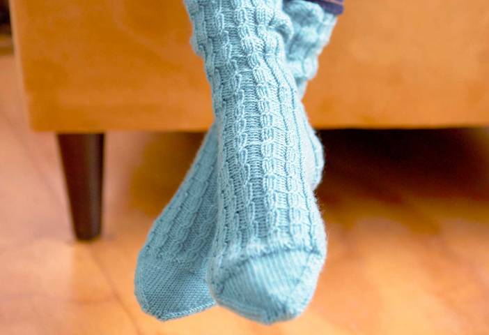 How to Knit Twisted Rib Socks by Edie Eckman - Creativebug