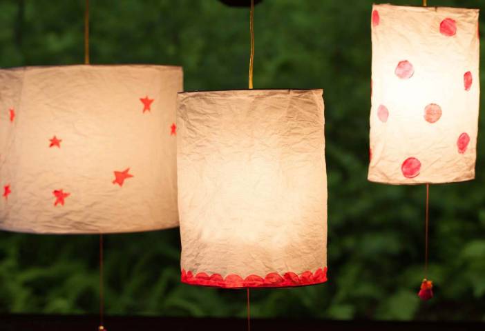 Rice Paper Lanterns By Heather Ross, How To Make A Rice Paper Lamp