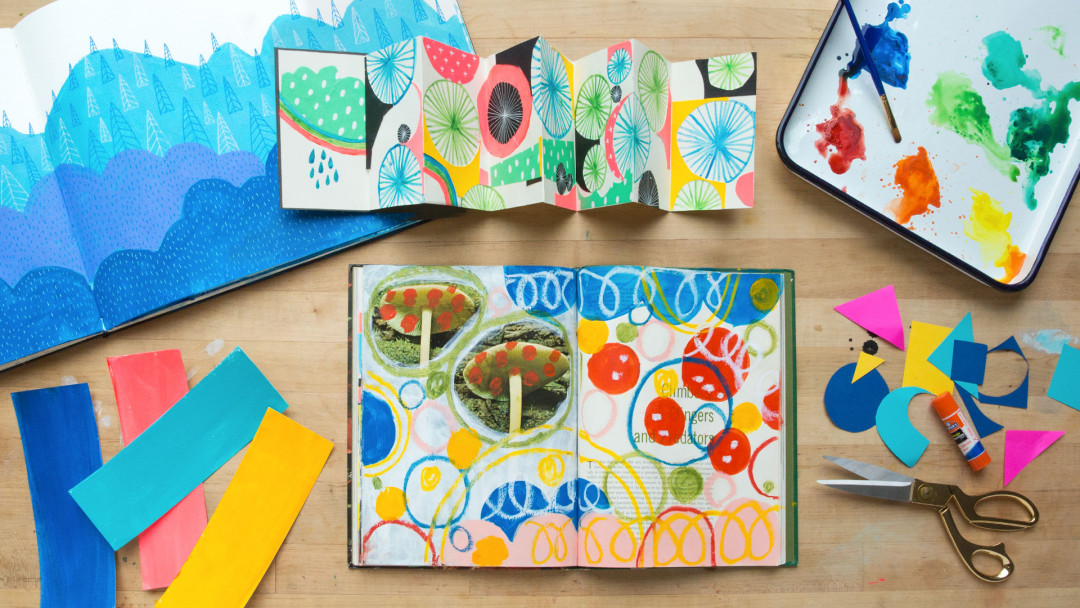 Creating a Mixed-Paper Sketchbook by Pam Garrison - Creativebug