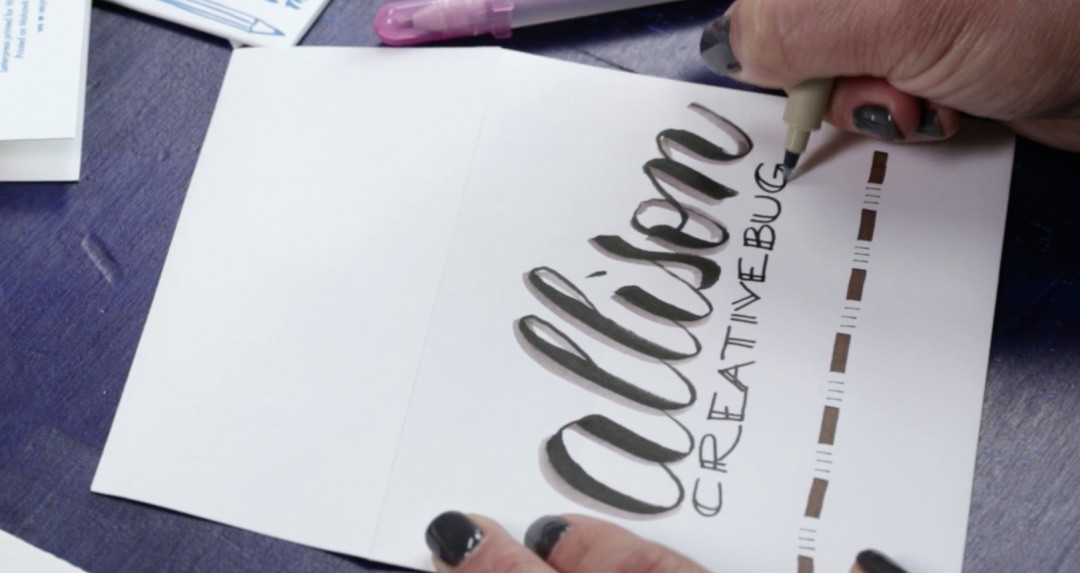 Lettering Live by CBTV Live - Creativebug