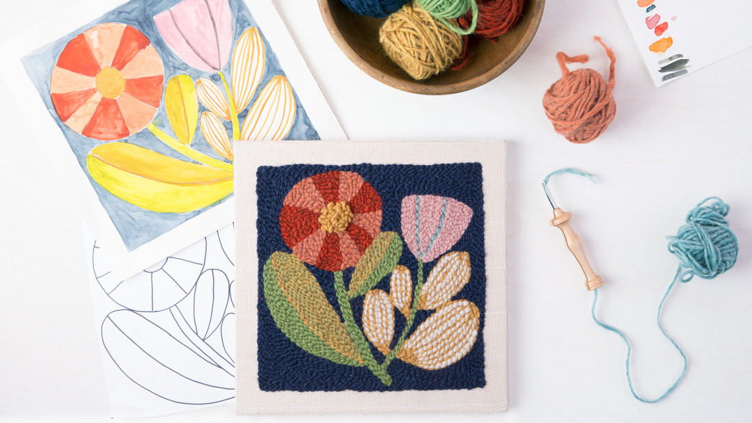 Punch Needle Embroidery Workshop by bookhou - Creativebug