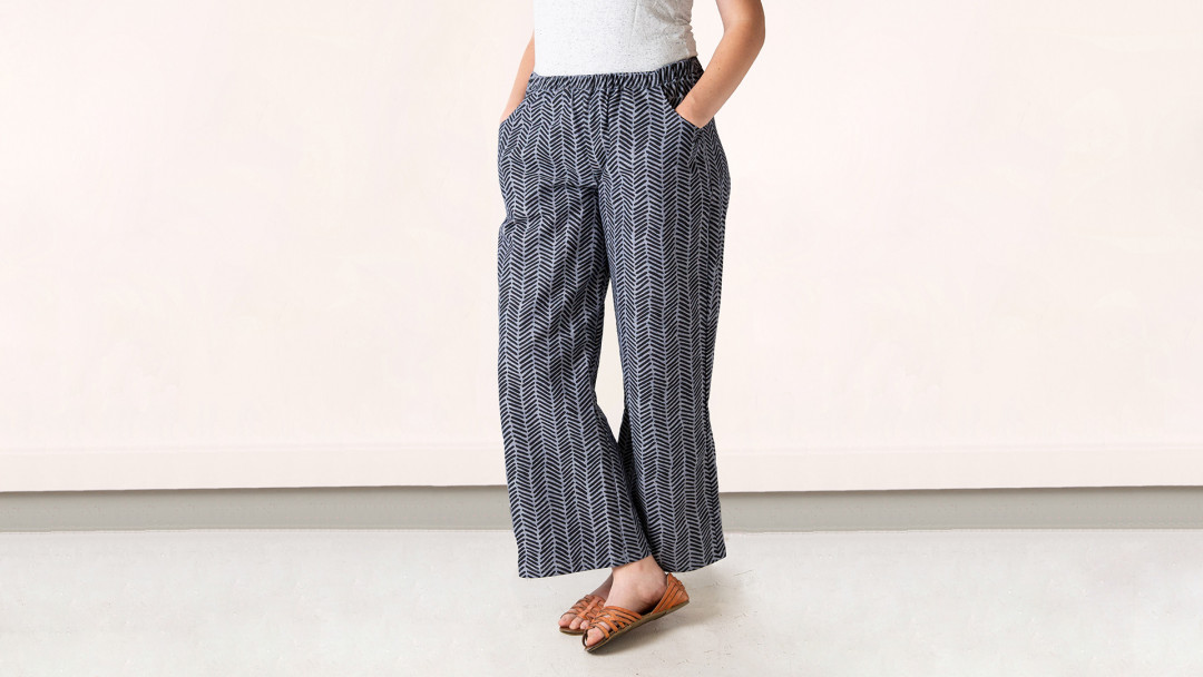 Draft and Sew Wide Leg Pants by Cal Patch