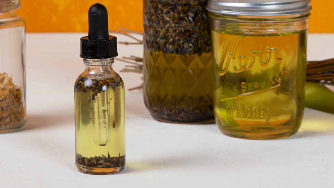 Make an Herbal Infused Body Oil by Arina from BellaCreme