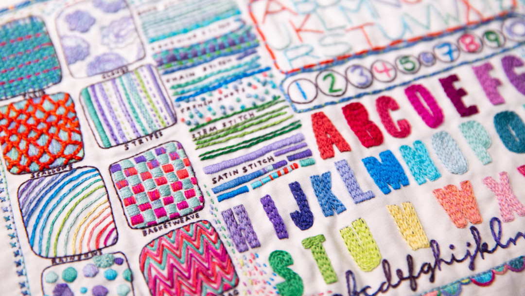 Essential Hand Embroidery Stitches & Design Composition - Stitching  Lavender, Heidi Sternberg