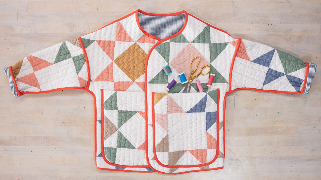 Sew the Liz Quilted Liner Jacket by Natalie Ebaugh