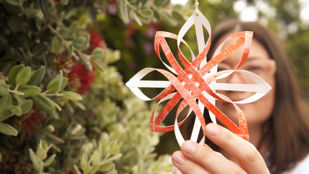 Woven Paper Star by Dawn M. Cardona