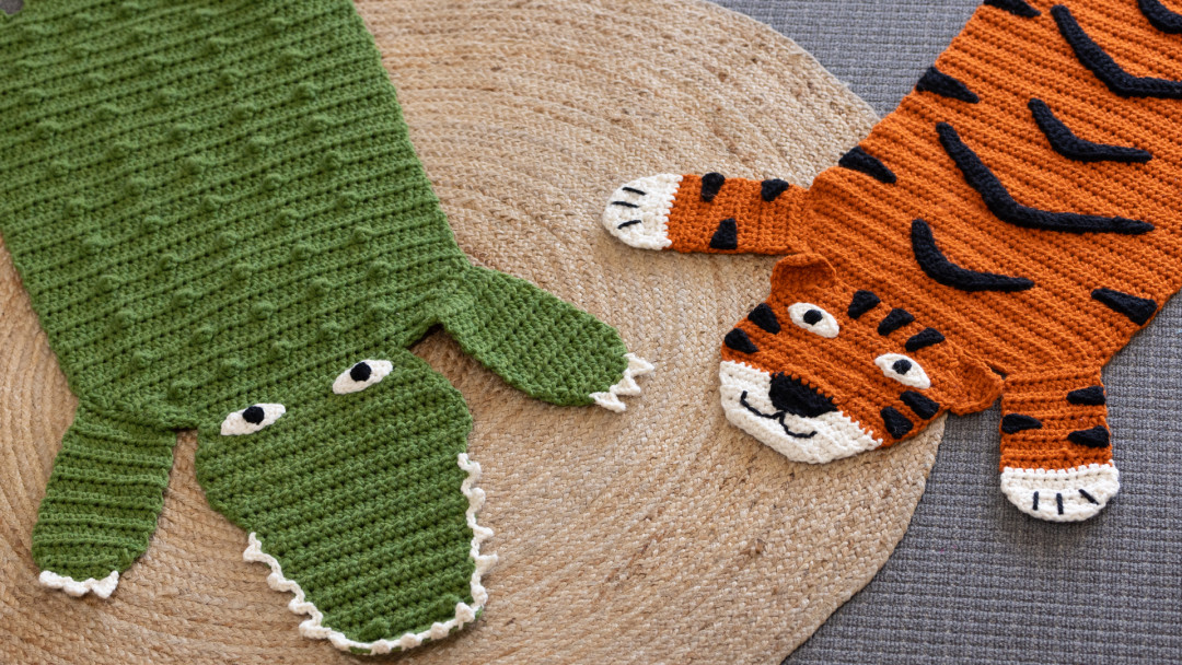 Crochet a Wild Animal Rug by Twinkie Chan
