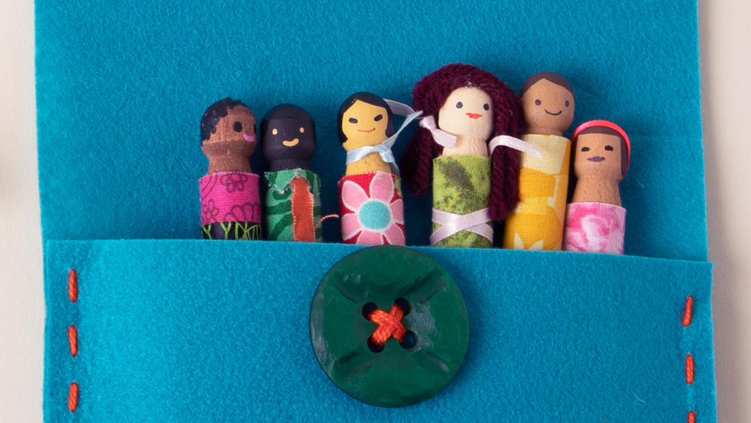 Clothespin Dolls by Amy Karol Creativebug