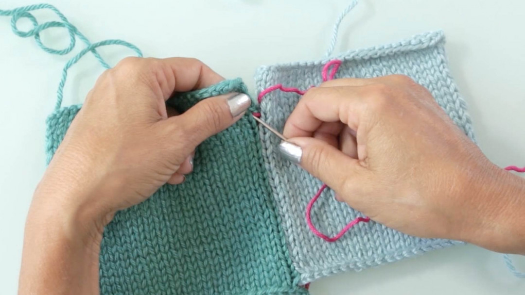 Mattress Stitch Finishing Your Knitting by Debbie Stoller Creativebug