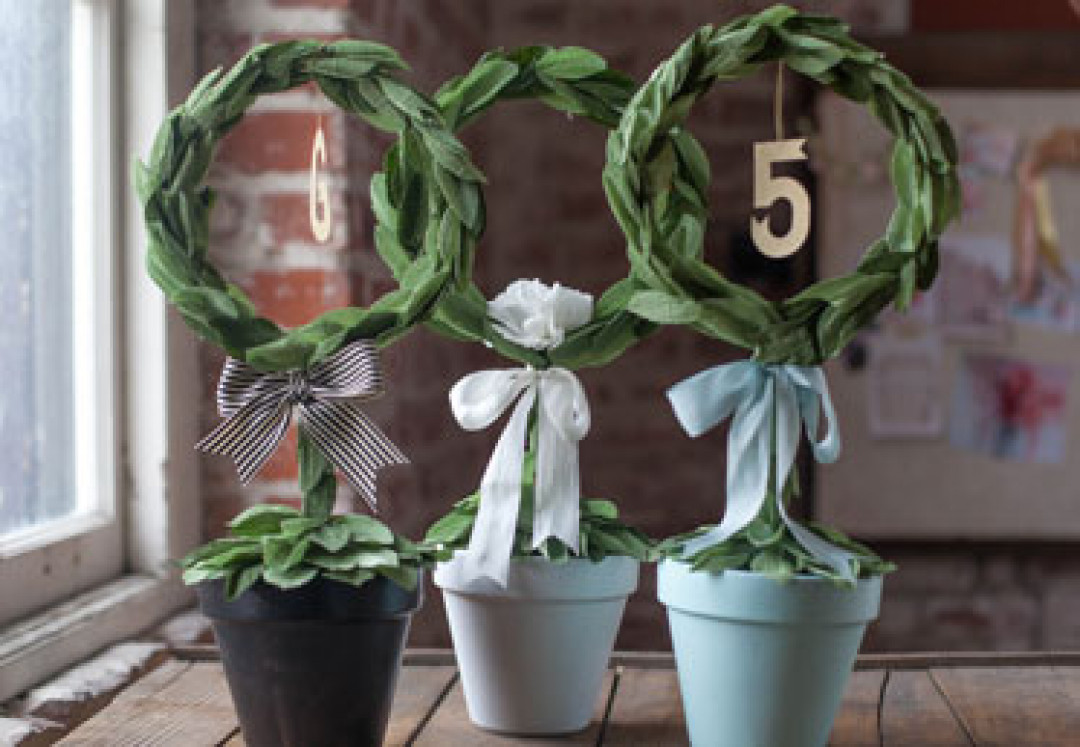 Paper Wedding Crafts: DIY Topiary by Lia Griffith - Creativebug