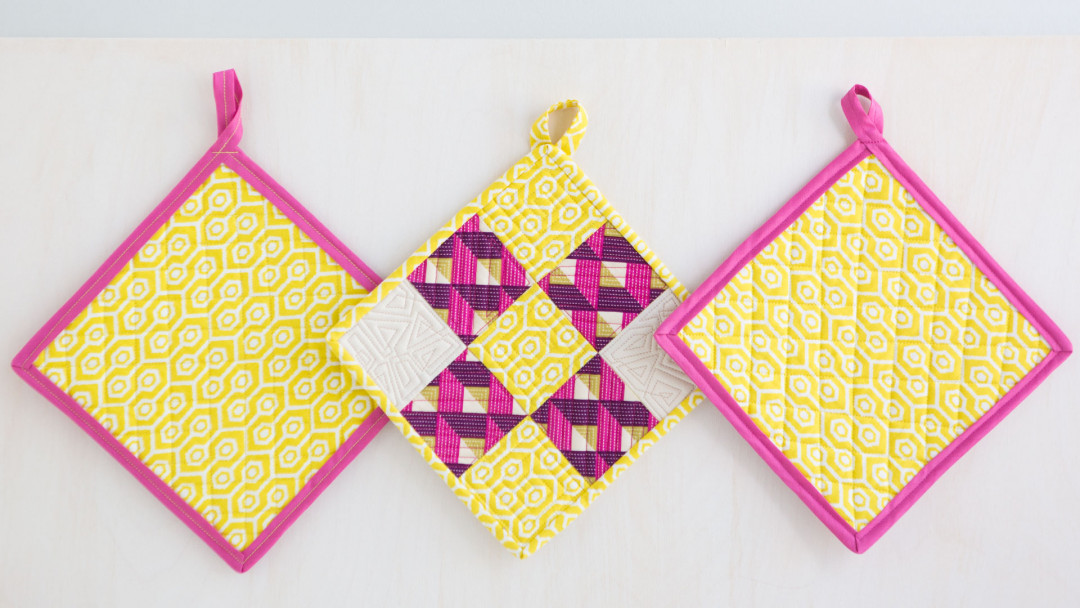 How to Sew Potholders by Ashley Nickels Creativebug