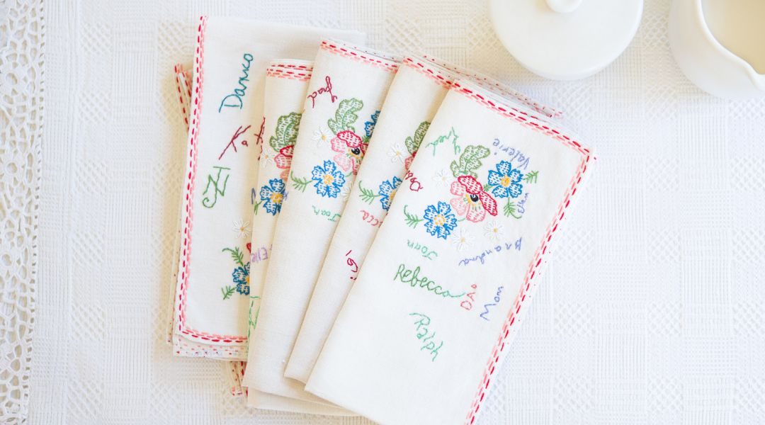 Embroidered Heirloom Napkins