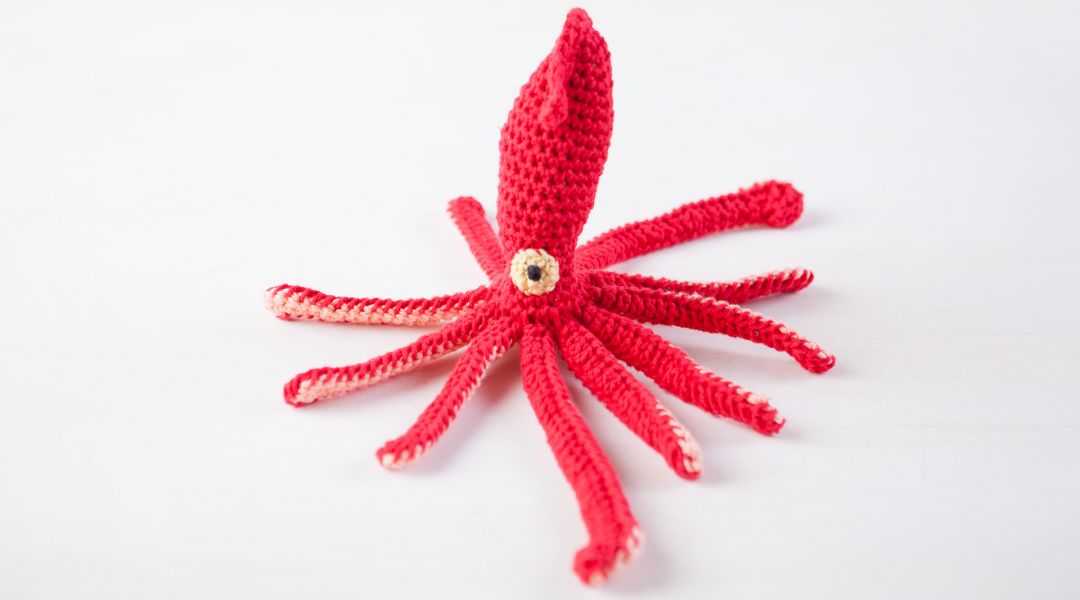 Crocheted Squid