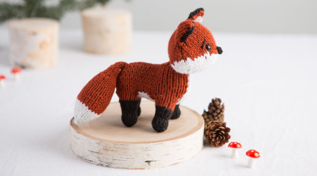 Knitted Fox