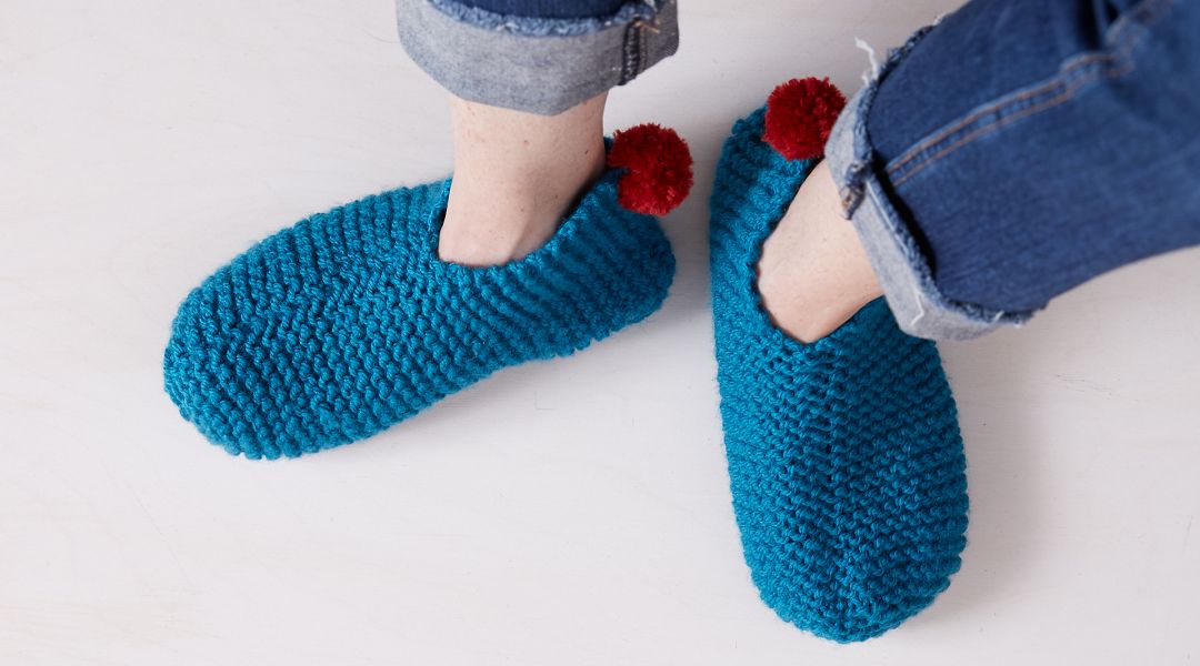 Easiest Garter Stitch Slippers By Faith Hale Creativebug