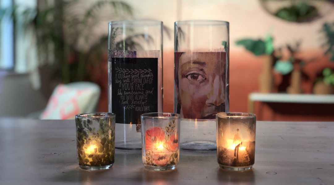 Image Transfer Votives 9/6/18