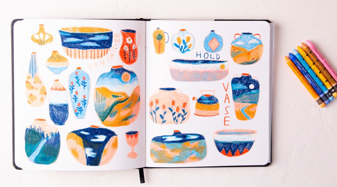 15 creative exercises to fill your sketchbook