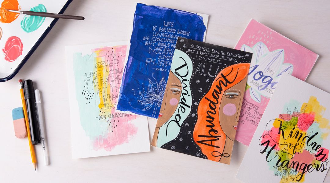 Gratitude Art Journal: A Daily Practice by Mou Saha - Creativebug