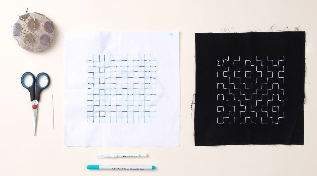 Classic Acrylic Sashiko Templates Sashiko Stencil Sashiko Drawing Template  Embroidery Pattern