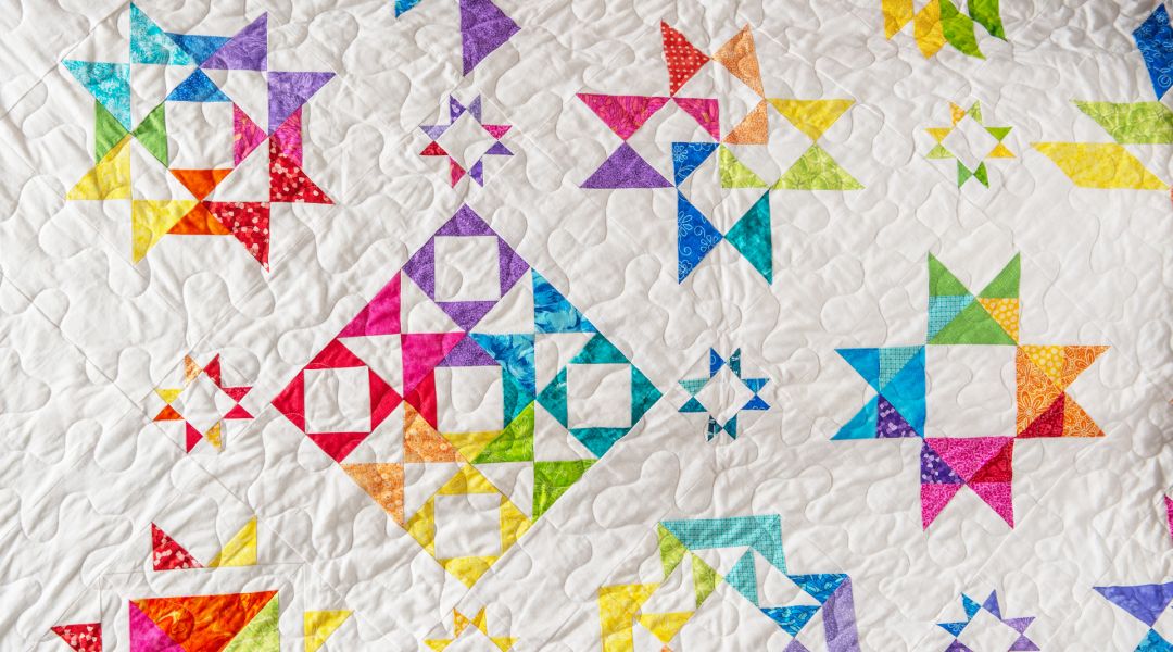 Busy Hands Quilts: Kite Flight Lap Quilt {a Finish!}