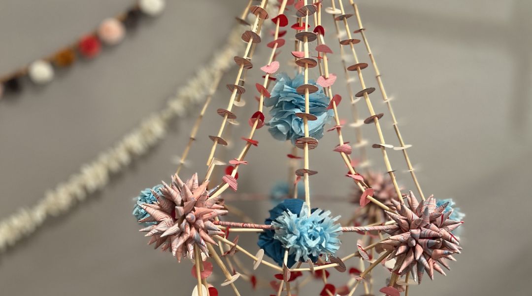 Make Paper Pajaki Chandeliers