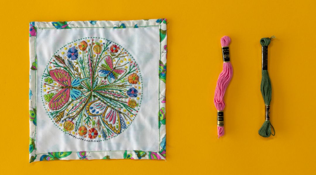 Spring Fling Embroidery Sampler