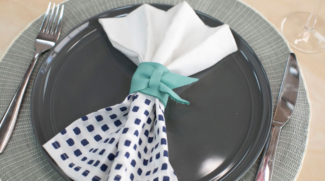 Make Leather Napkin Rings