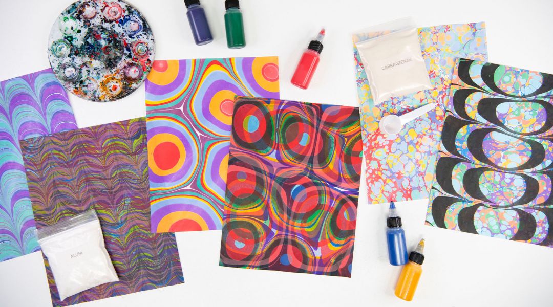 Overmarbling on Paper