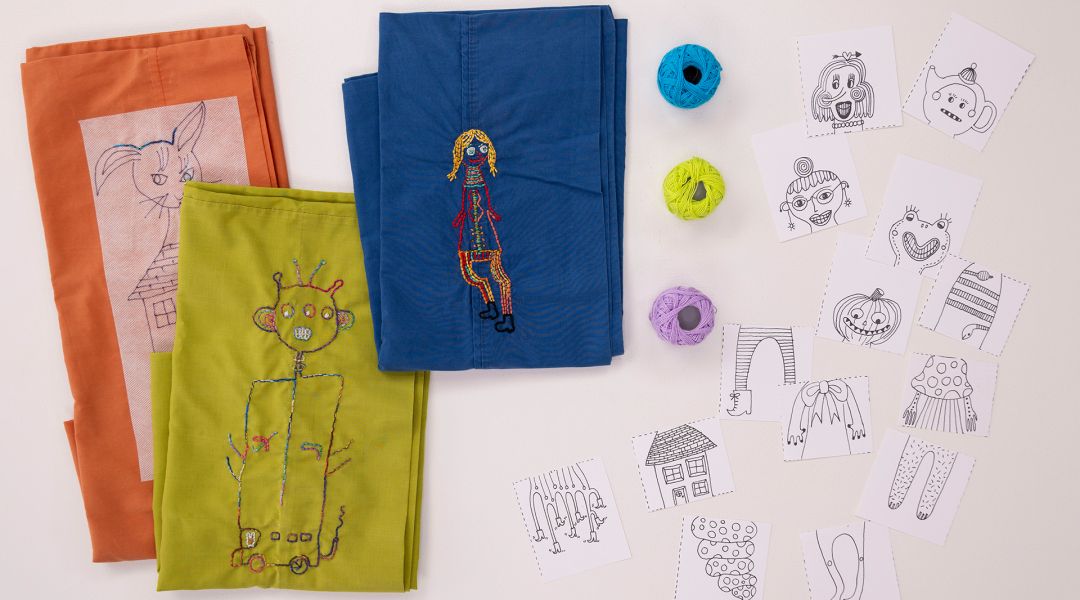 Exquisite Corpse Embroidery