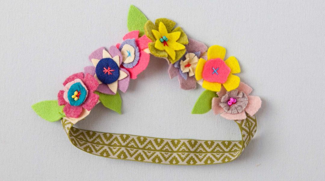 Felt Flower Headband