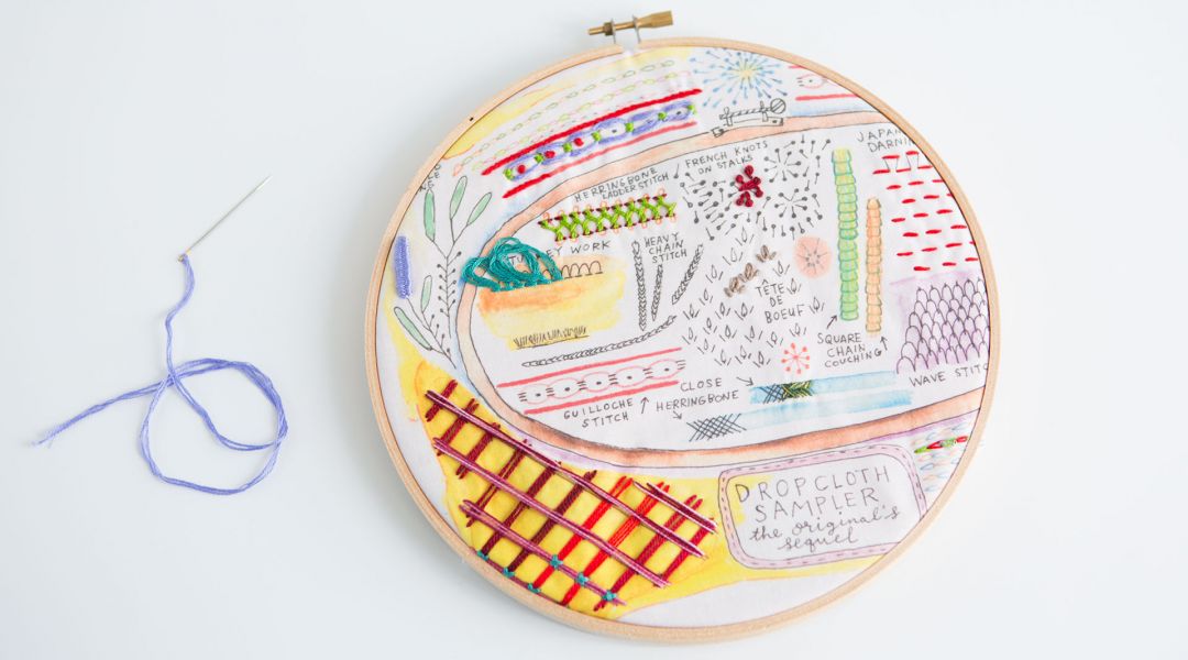 Hand-Stitched Needle Case by Heidi Parkes - Creativebug